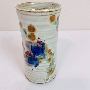 Red Rock Pottery Vase Sedona Az 7” x 3.5”